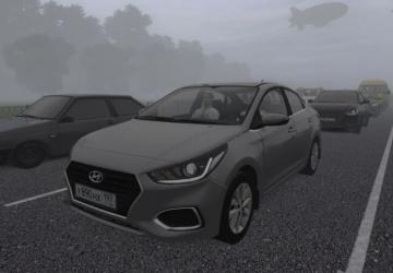 Мод Траффик Hyundai Solaris версия 22.11.2021 для City Car Driving (v1.5.9.2)