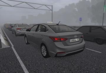 Мод Траффик Hyundai Solaris версия 22.11.2021 для City Car Driving (v1.5.9.2)