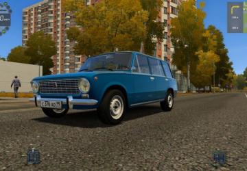 Мод ВАЗ 2102 голубая версия 1.0 для City Car Driving (v1.5.8)