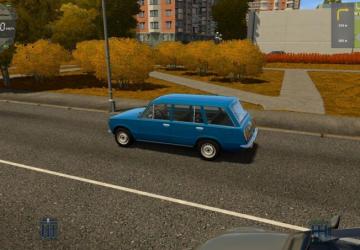 Мод ВАЗ 2102 голубая версия 1.0 для City Car Driving (v1.5.8)