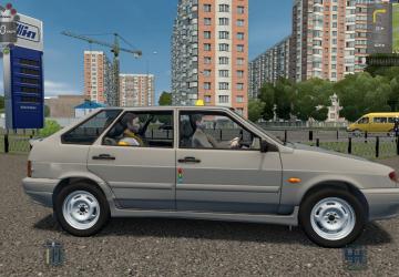 Мод ВАЗ 2114 Такси версия 19.01.20 для City Car Driving (v1.5.8, 1.5.9)