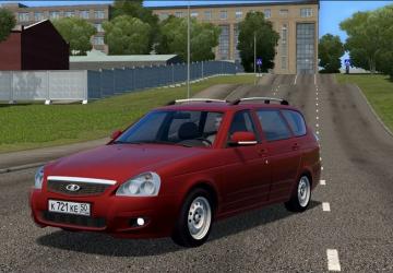 Мод Ваз 2171 Priora universal версия 01.05.21 для City Car Driving (v1.5.9, 1.5.9.2)