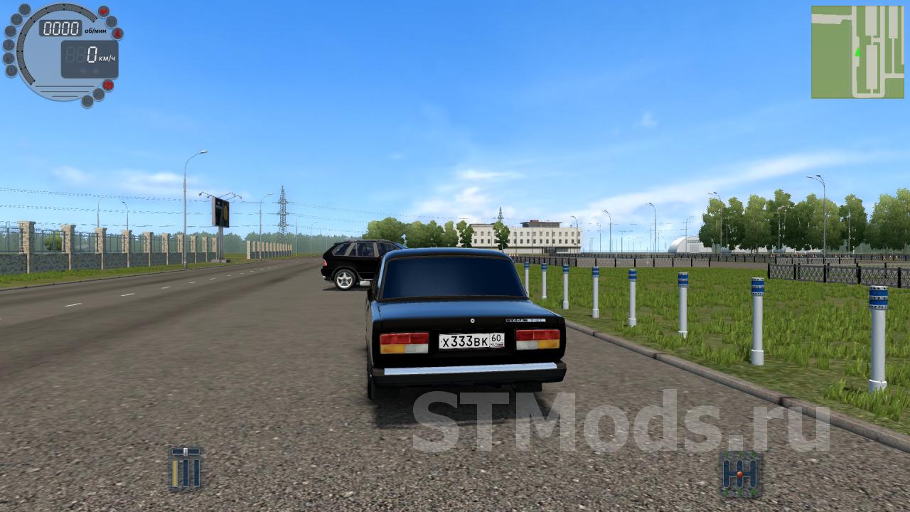 Скачать мод Vaz (ВАЗ) 2107 для City Car Driving (v1.5.5)