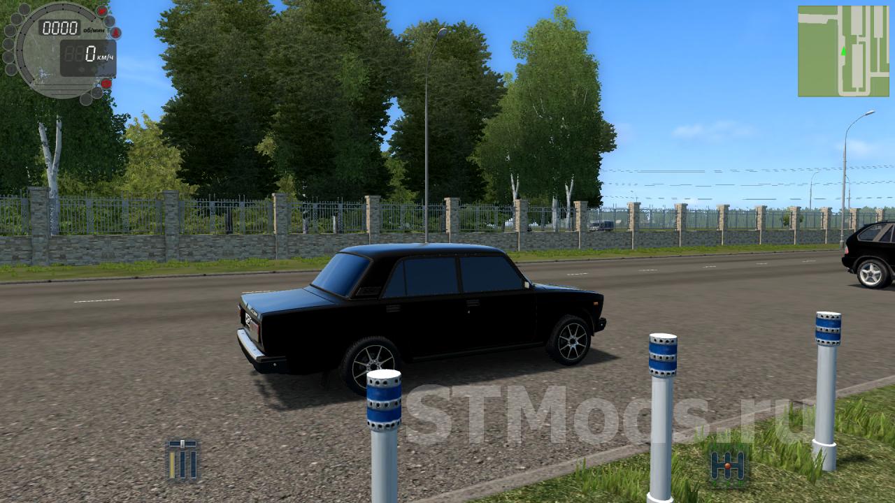 Скачать мод Vaz (ВАЗ) 2107 для City Car Driving (v1.5.5)