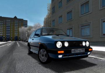 Мод Volkswagen Golf 2 1.6D версия 1.0 для City Car Driving (v1.5.8)