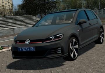 Мод Volkswagen Golf GTI Mk7.5 2017 версия 14.01.2022 для City Car Driving (v1.5.9.2)