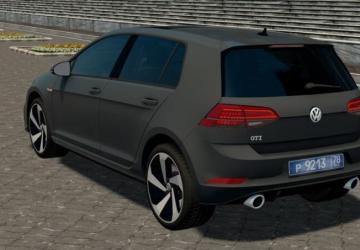 Мод Volkswagen Golf GTI Mk7.5 2017 версия 14.01.2022 для City Car Driving (v1.5.9.2)