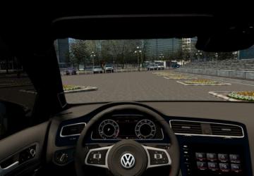 Мод Volkswagen Golf GTI Mk7.5 2017 версия 14.01.2022 для City Car Driving (v1.5.9.2)