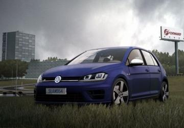 Мод Volkswagen Golf R 2014 версия 18.12.19 для City Car Driving (v1.5.9, 1.5.8)