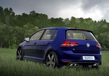 Мод Volkswagen Golf R 2014 версия 18.12.19 для City Car Driving (v1.5.9, 1.5.8)