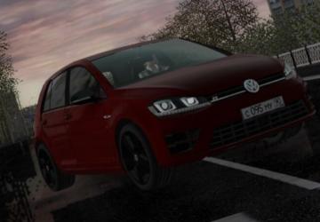 Мод Volkswagen Golf R 2014 версия 30.11.21 для City Car Driving (v1.5.9.2)