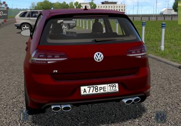 Мод Volkswagen Golf R для City Car Driving (v1.5.5)