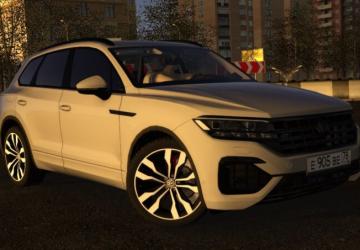 Мод Volkswagen Touareg 2019 TDI R-Line версия 18.12.2021 для City Car Driving (v1.5.9.2)