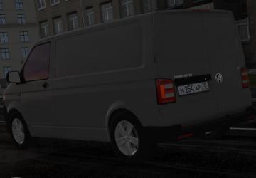 Мод Volkswagen Transporter T6 2015 версия 17.03.2021 для City Car Driving (v1.5.9.2)