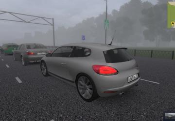 Мод VW Scirocco - для трафика версия 02.05.2021 для City Car Driving (v1.5.9.2)