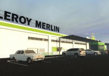 Мод Здание LEROY MERLIN (Леруа Мерлен) версия 24.01.2022 для City Car Driving (v1.5.9 - 1.5.9.2)