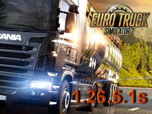 Euro Truck Simulator 2 версия 1.26.5.1s + 52 DLC