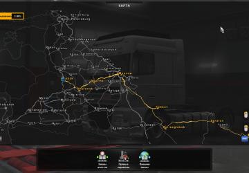 Сохранение для RusMap+GreatSteppe+SRmap версия 1.5 для Euro Truck Simulator 2 (v1.30.x)