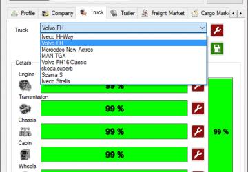 TS Saveeditor Tool версия 0.1.5 для Euro Truck Simulator 2 (v1.33.x, 1.34.x)