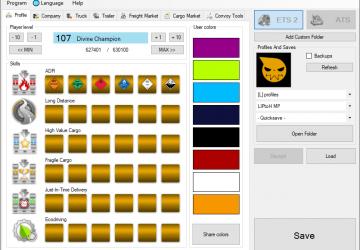 TS Saveeditor Tool версия 0.2.2.9 для Euro Truck Simulator 2 (v1.37.x)
