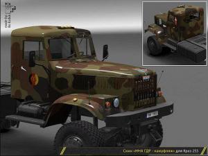 Мод 2 скина «народная армия ГДР» для Краз-255 для Euro Truck Simulator 2 (v1.27)