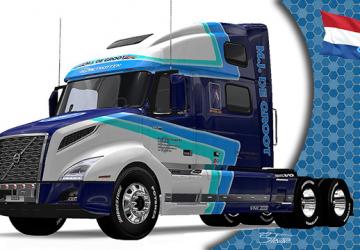 Мод 5 Скинов для Volvo VNL 2019 версия 1.0 для Euro Truck Simulator 2 (v1.32.x, - 1.35.x)