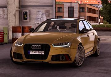 Мод Audi A6/S6/RS6 C7 Avant 2016 версия 1.0 для Euro Truck Simulator 2 (v1.49.x)