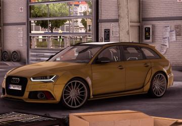 Мод Audi A6/S6/RS6 C7 Avant 2016 версия 1.0 для Euro Truck Simulator 2 (v1.49.x)