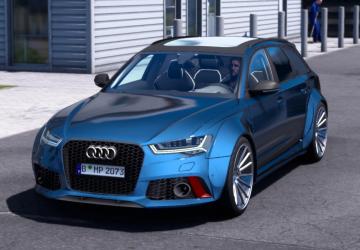 Мод Audi A6/S6/RS6 C7 Avant 2016 версия 1.5 для Euro Truck Simulator 2 (v1.50.x, 1.51.x)