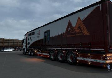 Мод A&A Technology Skin Pack Trucks & Trailers v1.0 для Euro Truck Simulator 2 (v1.35.x, - 1.38.x)