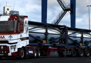 Мод A&A Technology Skin Pack Trucks & Trailers v2.0 для Euro Truck Simulator 2 (v1.40.x, - 1.45.x)