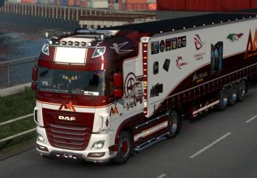 Мод A&A Technology Skin Pack Trucks & Trailers v2.0 для Euro Truck Simulator 2 (v1.40.x, - 1.45.x)