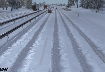 Мод Аддон для Frosty Winter Weather версия 0.9 для Euro Truck Simulator 2 (v1.35.x, 1.36.x)