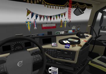 Мод Addons for Cabin Accessories DLC версия 3.8.2 для Euro Truck Simulator 2 (v1.28.x, - 1.36.x)