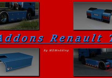 Мод Addons Renault T версия 1.0 для Euro Truck Simulator 2 (v1.38.x, 1.39.x)