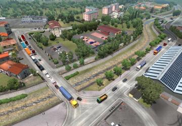 Мод D.B Realistic AI Traffic Intensity версия 6.6.8 для Euro Truck Simulator 2 (v1.32.x)