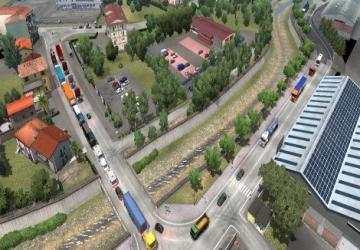 Мод D.B Realistic AI Traffic Intensity версия 6.6.9 для Euro Truck Simulator 2 (v1.33.x)