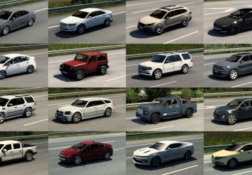 Мод AI Traffic Cars from ATS версия 11.08.2023 для Euro Truck Simulator 2 (v1.48.x)
