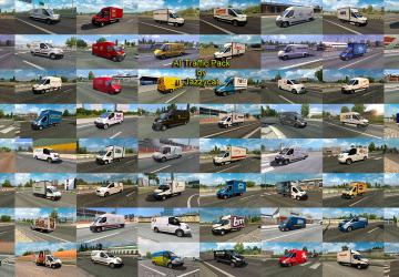 Мод AI Traffic Pack версия 9.9 для Euro Truck Simulator 2 (v1.32.x, - 1.34.x)