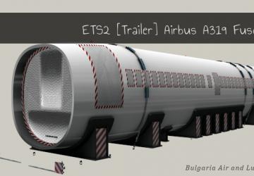 Мод Airbus A319 Fuselage версия 2.2 для Euro Truck Simulator 2 (v1.58.x)