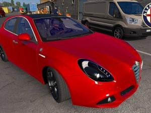 Мод Alfa Romeo Giulietta версия 14.12.17 для Euro Truck Simulator 2 (v1.28.x, 1.30.x)
