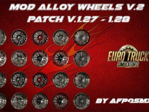 Мод Alloy Wheels версия 2.0 для Euro Truck Simulator 2 (v1.27.x, - 1.31.x)