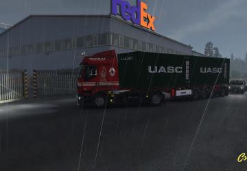Мод Animated gates in companies версия 3.1 для Euro Truck Simulator 2 (v1.33.х, 1.34.х)