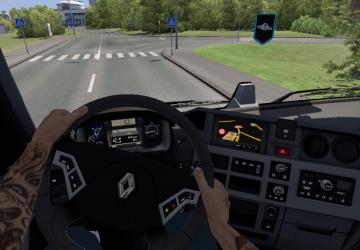 Мод Анимированные руки версия 1.0 для Euro Truck Simulator 2 (v1.39.x)
