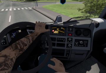 Мод Анимированные руки версия 1.0 для Euro Truck Simulator 2 (v1.39.x)