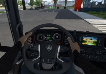 Мод Анимированные руки версия 20.07.21 для Euro Truck Simulator 2 (v1.40.x, 1.41.x)