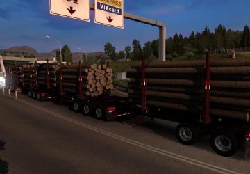 Мод Arctic Logs Trailer версия 1.0 для Euro Truck Simulator 2 (v1.38.x)