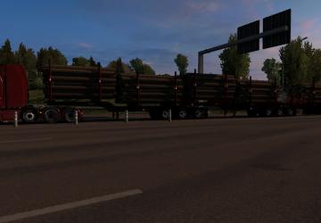 Мод Arctic Logs Trailer версия 1.0 для Euro Truck Simulator 2 (v1.38.x)