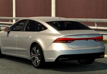 Мод Audi A7 Sportback 2018 версия 1.0 для Euro Truck Simulator 2 (v1.31.x, 1.32.x)