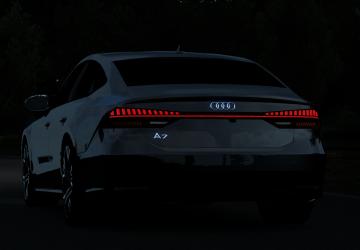 Мод Audi A7 Sportback 2018 версия 1.0 для Euro Truck Simulator 2 (v1.31.x, 1.32.x)